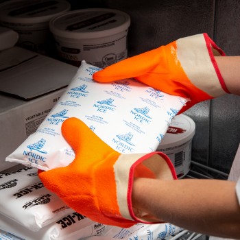 Frozen Food Glove w/Safety Cuff  - Protects to 0F - Orange