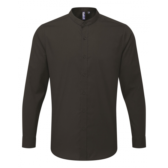 Ανδρικό πουκάμισο με "ΜΑΟ" γιακά