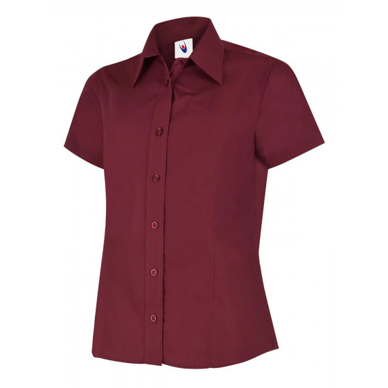 Ladies Poplin Half Sleeve Shirt