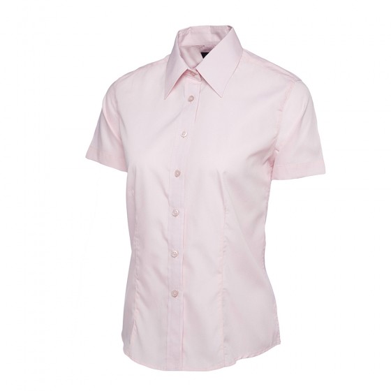 Ladies Poplin Half Sleeve Shirt