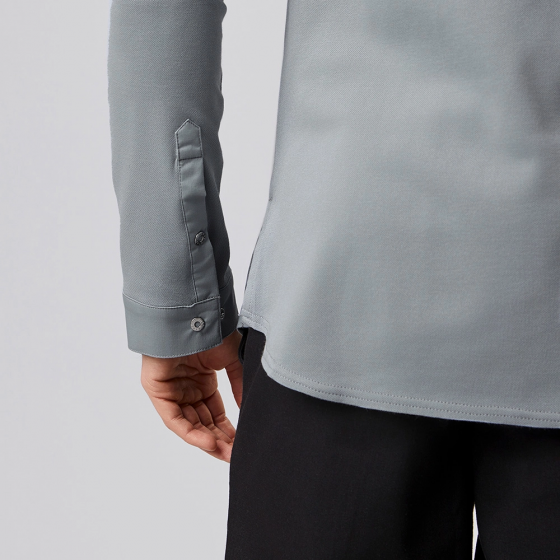 UNISEX ΣΑΚΆΚΙ SLIM FIT POLO PIQUE-ΜΑΚΡΥ ΜΑΝΙΚΙ