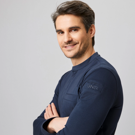 UNISEX ΣΑΚΆΚΙ SLIM FIT POLO PIQUE-ΜΑΚΡΥ ΜΑΝΙΚΙ