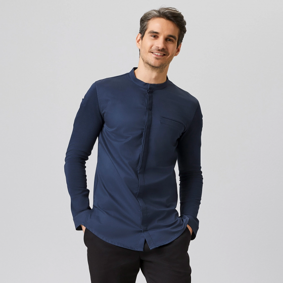 UNISEX ΣΑΚΆΚΙ SLIM FIT POLO PIQUE-ΜΑΚΡΥ ΜΑΝΙΚΙ